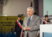 Na scenie przemawia prof. Jacek Majchrowski Prezydent Miasta Karkowa